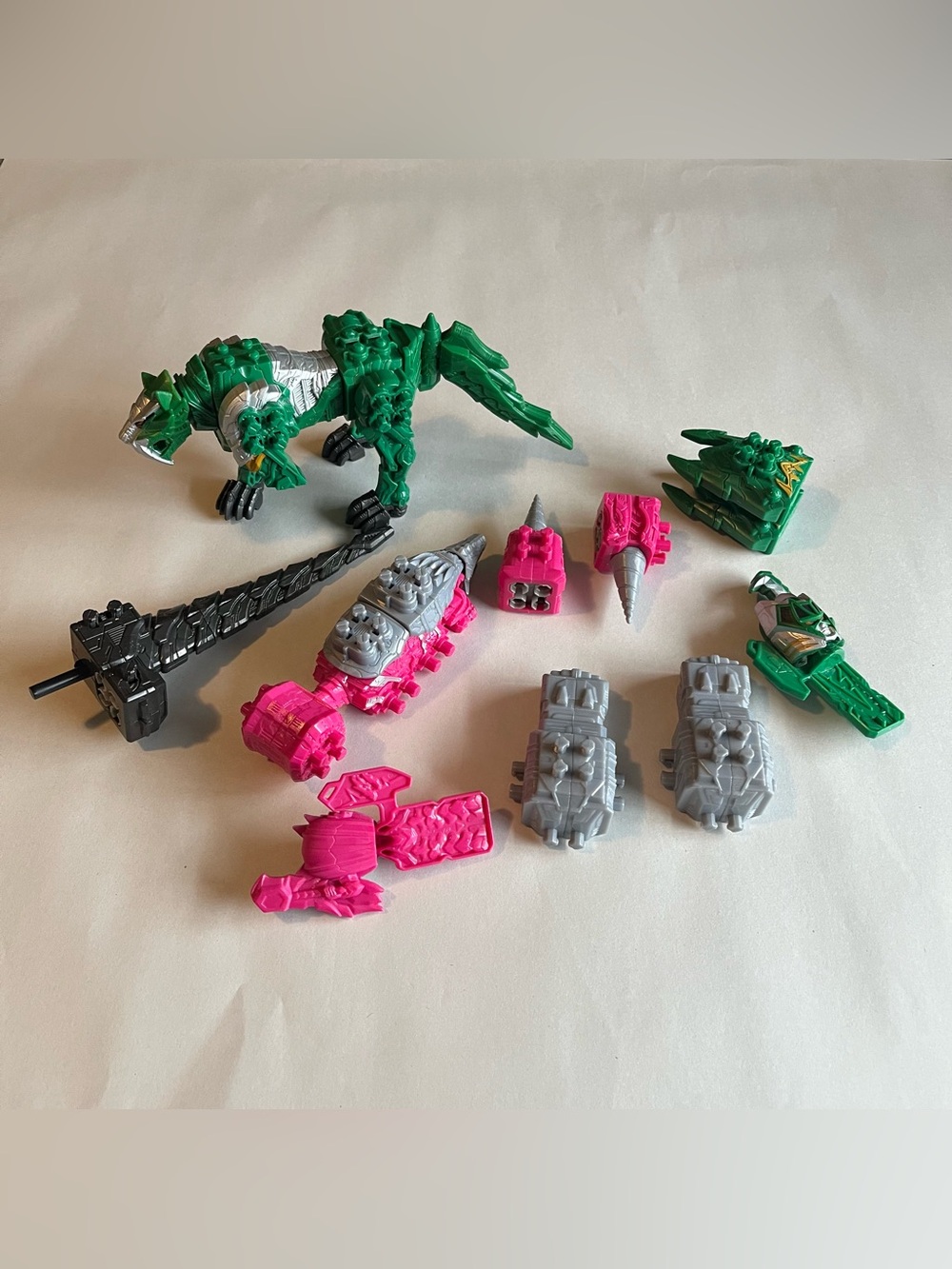 Bandai Kishiryu Sentai Power Rangers Parts & Pieces Bundle